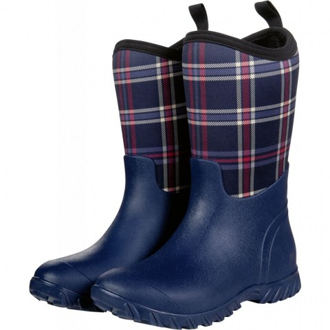 HKM Softopren Thermo Boots Navy/Check